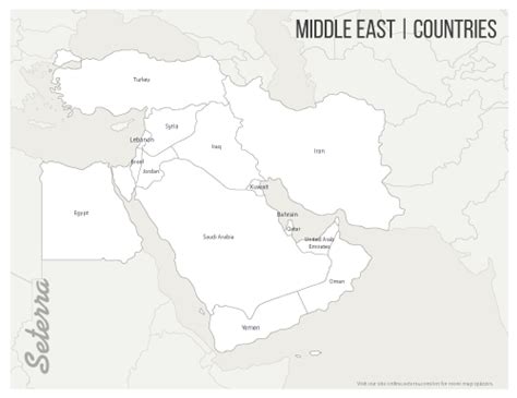 Middle East Map Blank Worksheet