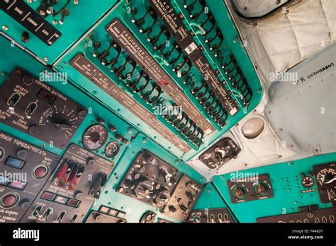 Interior details of Mil Mi-8 helicopter cockpit Stock Photo - Alamy