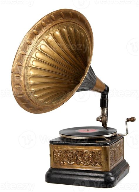 Vintage gramophone record players 5119058 Stock Photo at Vecteezy