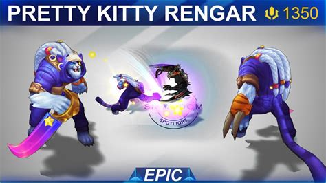 Pretty Kitty Rengar Skin Spotlight 2020 | SKingdom - League of Legends ...