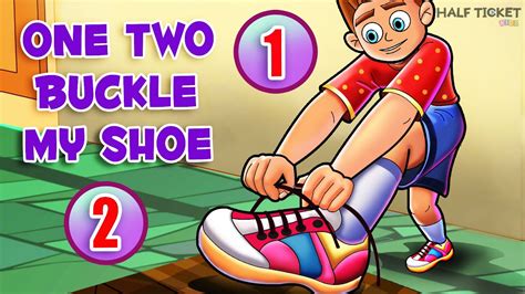 One Two Buckle My Shoe | Nursery Rhymes Songs And Kids Songs With Lyrics - YouTube