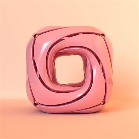 rounded cube 3D model | CGTrader