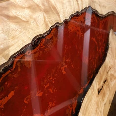 stone coat epoxy lava table - Phil Coleman