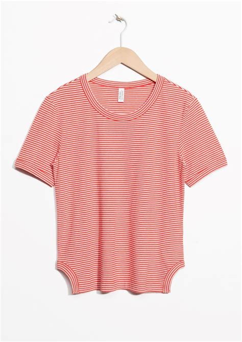 & Other Stories image 2 of Stripe Top in Red Stripe | Striped top, Tops, Fashion story