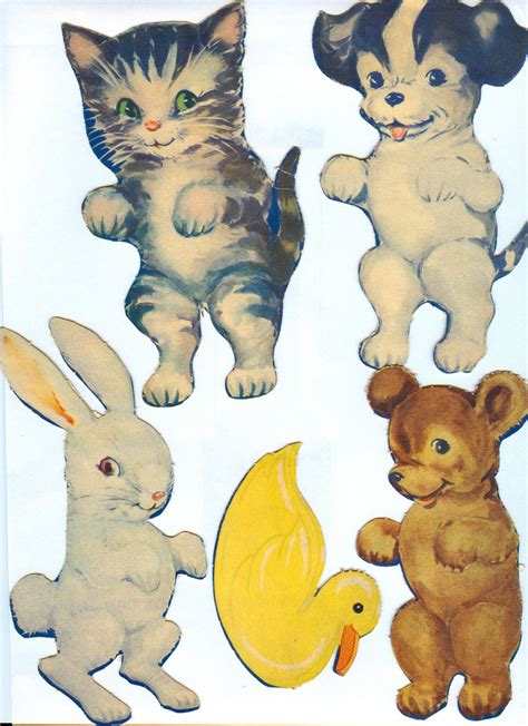 Animals Paper Dolls 1934 | Paper dolls, Vintage paper dolls, Paper animals