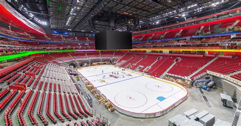 We have ice at Little Caesars Arena!