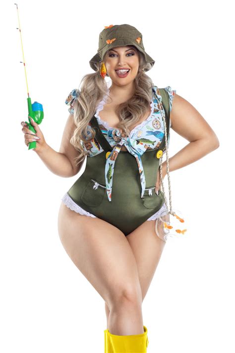 Plus Size Gone Fishing Costume, Plus Size Sexy Fisherman Costume ...