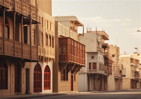 Premium Photo | The traditional architecture of the UAE's old buildings