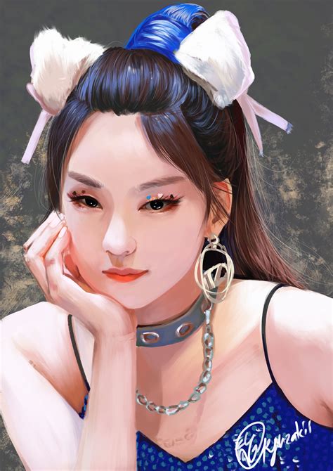 ArtStation - FAN ART-ITZY YEJI