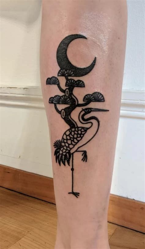 Crane Tattoo: Meaning, Symbolism, Tattoo Design & Tattoo Ideas - TATTOOGOTO