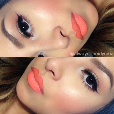 Orange lipstick by @always_heidymua Gorgeous Makeup, Love Makeup ...