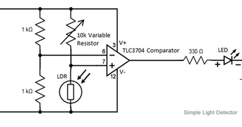 Wiring & diagram Info: LIGHT DETECTOR CIRCUIT