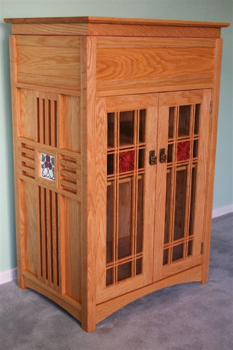 Craftsman Style Stereo Cabinet - FineWoodworking