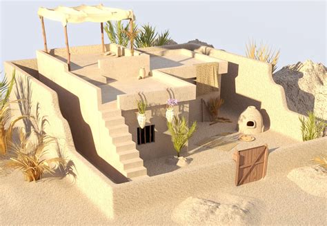 Ancient Egyptians Houses