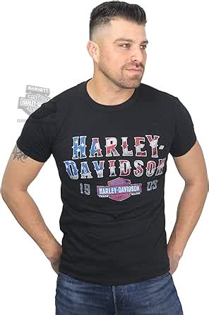 Barnett Harley-Davidson Harley-Davidson Mens Freedom and History Trademark B&S Black Short ...