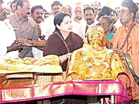 Gold armor for Muthuramalinga Thevar idol in Pasumpon village with ...