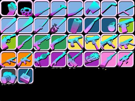 GTA Vice City GTA Vice City New HD Weapon Icons for Mobile Mod ...