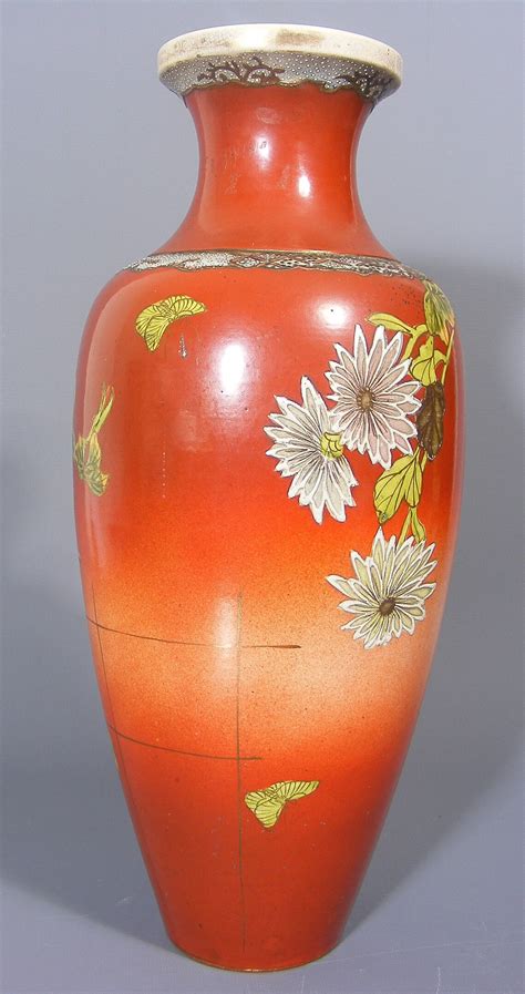 Pair of Large Japanese Satsuma Vases Pair of Vases Antique - Etsy UK