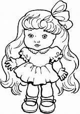 Doll Coloring Pages At GetColoringscom  Free Printable Colorings sketch template