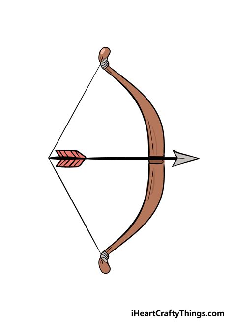 bow and arrow drawing reference - paintingmeritbadgeworksheet