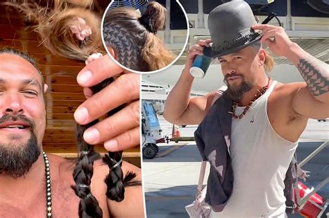 Jason Momoa reveals a new tattoo on his head after shaving his hair - ALL Social Updates