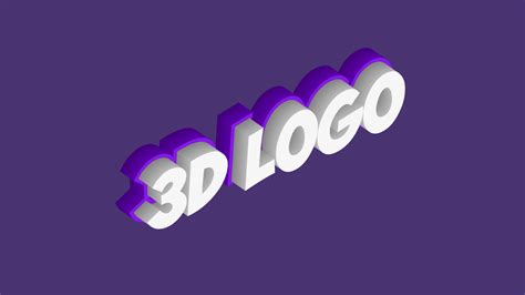 3D logo effect