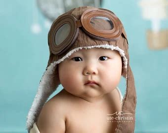 Baby pilot hat | Etsy Toddler Boy Photography, Photography Props, New Baby Boys, Toddler Boys ...