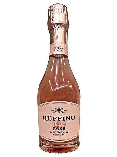 Ruffino Sparkling Rosé Mini 187ml | Mini champagne bottles, Wine store, Sparkling wine