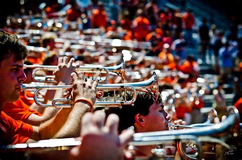 Auburn Tigers Aday Game 2012 Marching Band Trumpets | Auburn university marching band, Marching ...