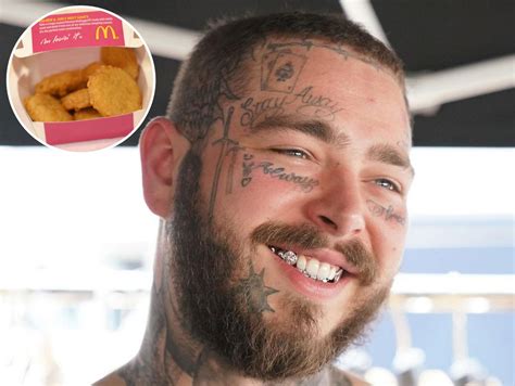 Rapper Post Malone dropped a $600,000 diamond embedded in his tooth after biting into McDonald's ...