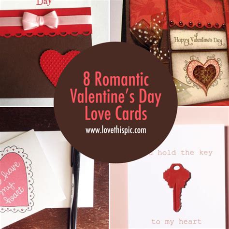 8 Romantic Valentines Day Love Cards