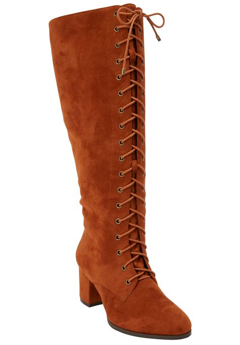 The Blaine Wide Calf Boot by Comfortview®| Plus Size Boots | Jessica London