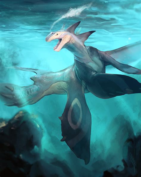 Oceanic Dragon by Laurelhach23.deviantart.com on @DeviantArt Fantasy ...