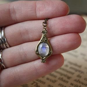 Moonstone Necklace - Etsy