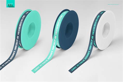 Branding Ribbon Mockup Free | MockupsCreative.com