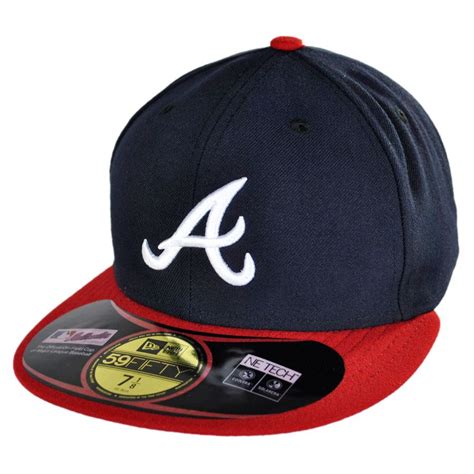 New Era Atlanta Braves MLB Home 59Fifty Fitted Baseball Cap MLB Baseball Caps