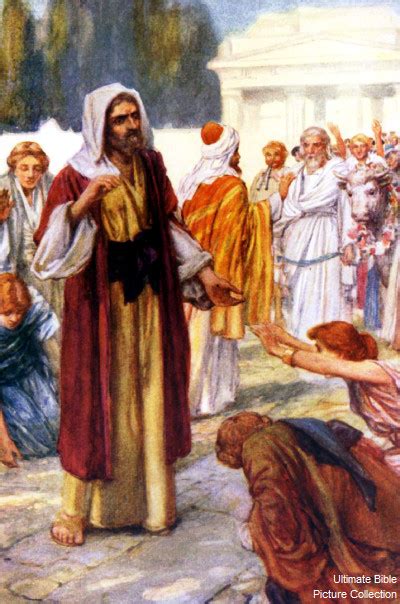 Acts 14 Bible Pictures: Worshiping Paul and Barnabas