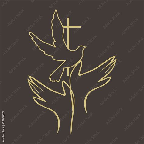 Holy Spirit Dove Logo