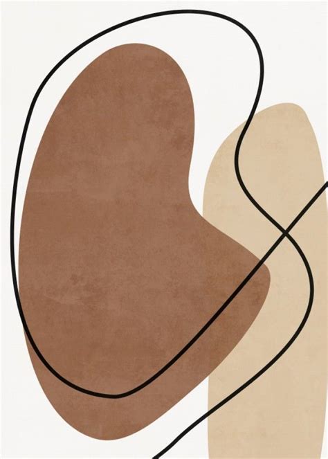 Abstract art brown and beige – Artofit