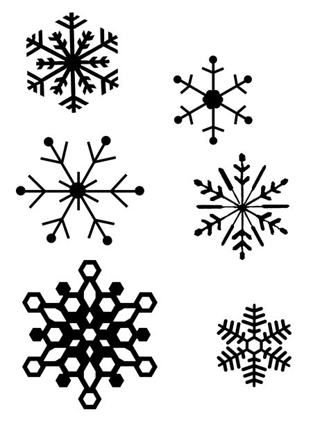 Simple Snowflake Drawing at GetDrawings | Free download