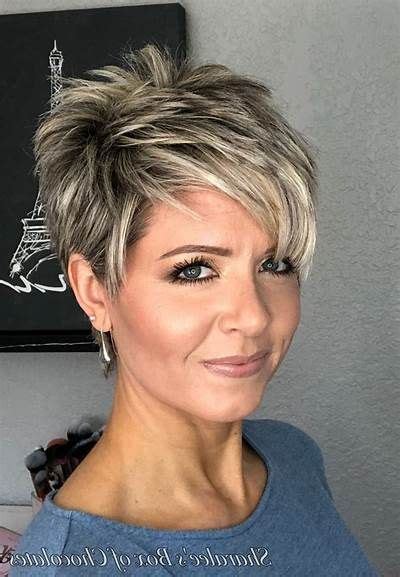 Pixie Haircut For Thick Hair, Short Choppy Hair, Funky Short Hair ...