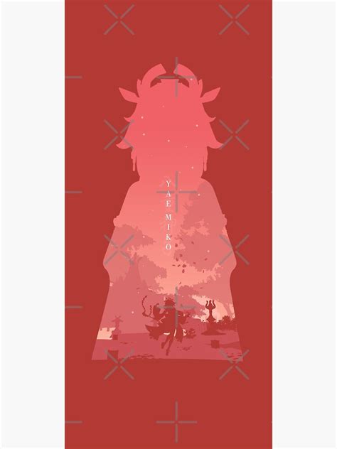 "Genshin Impact Yae Miko" Poster for Sale by Kiske-Design | Redbubble