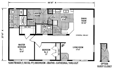 Fleetwood Mobile Homes Floor Plans 1996