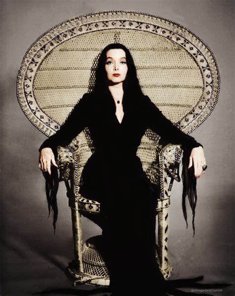 Eyes That Sing, Carolyn Jones as Morticia Addams