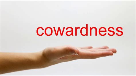 How to Pronounce cowardness - American English - YouTube