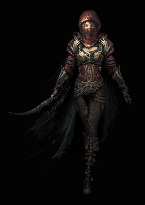 a-worthless-decay | Female assassin, Character portraits, Fantasy art