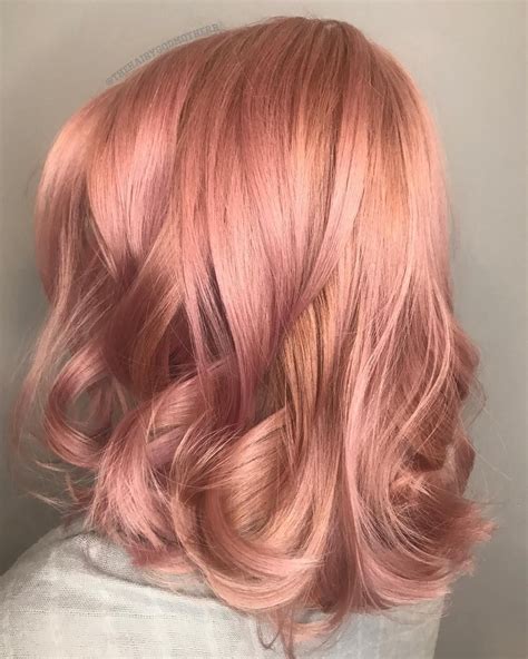 Los Angeles hair 🏳️‍🌈 on Instagram: "All @wellaeducation color with this peachy rose gold ...