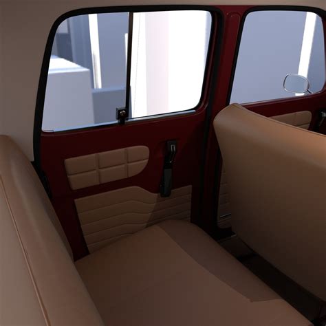 3D Renault 8 Interior Car Details - TurboSquid 1625186