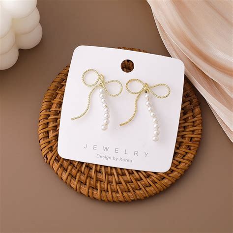 Pearl Bow Earrings | OneFlyGirlCo