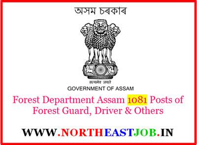 Forest Department Assam Recruitment 2020 | Apply Online 1081 Vacancies For Forest Guard ...